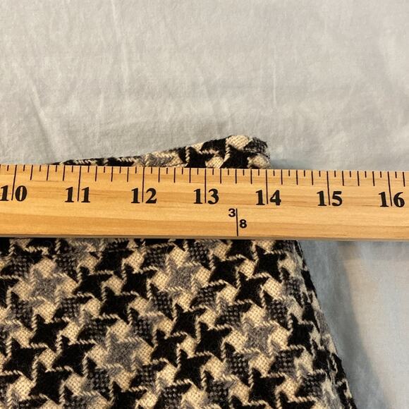 LOFT Wool Blend Herringbone Knee Length Skirt Size 4P - Picture 5 of 7